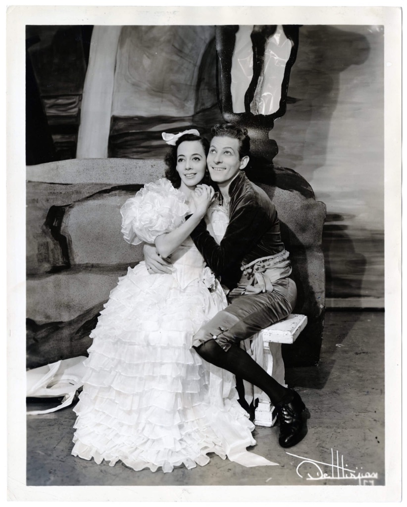 Photo of Danny Kaye and Imogene Coca on Bway after Tamiment