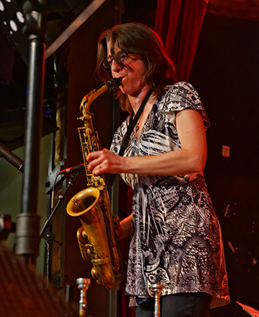 solo saxophonist Debra Kreisberg