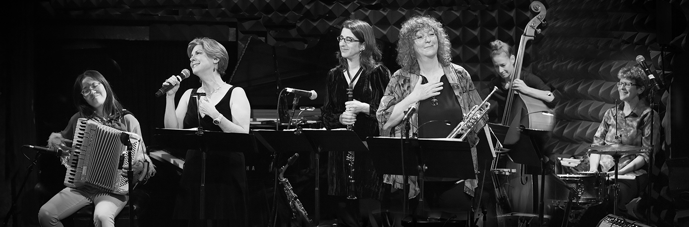 Isle of Klezbos sextet performing at Joe's Pub in New York City